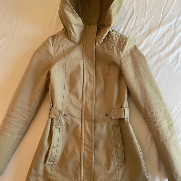 Mackage Hooded Trench Coat - Picture 3 of 4